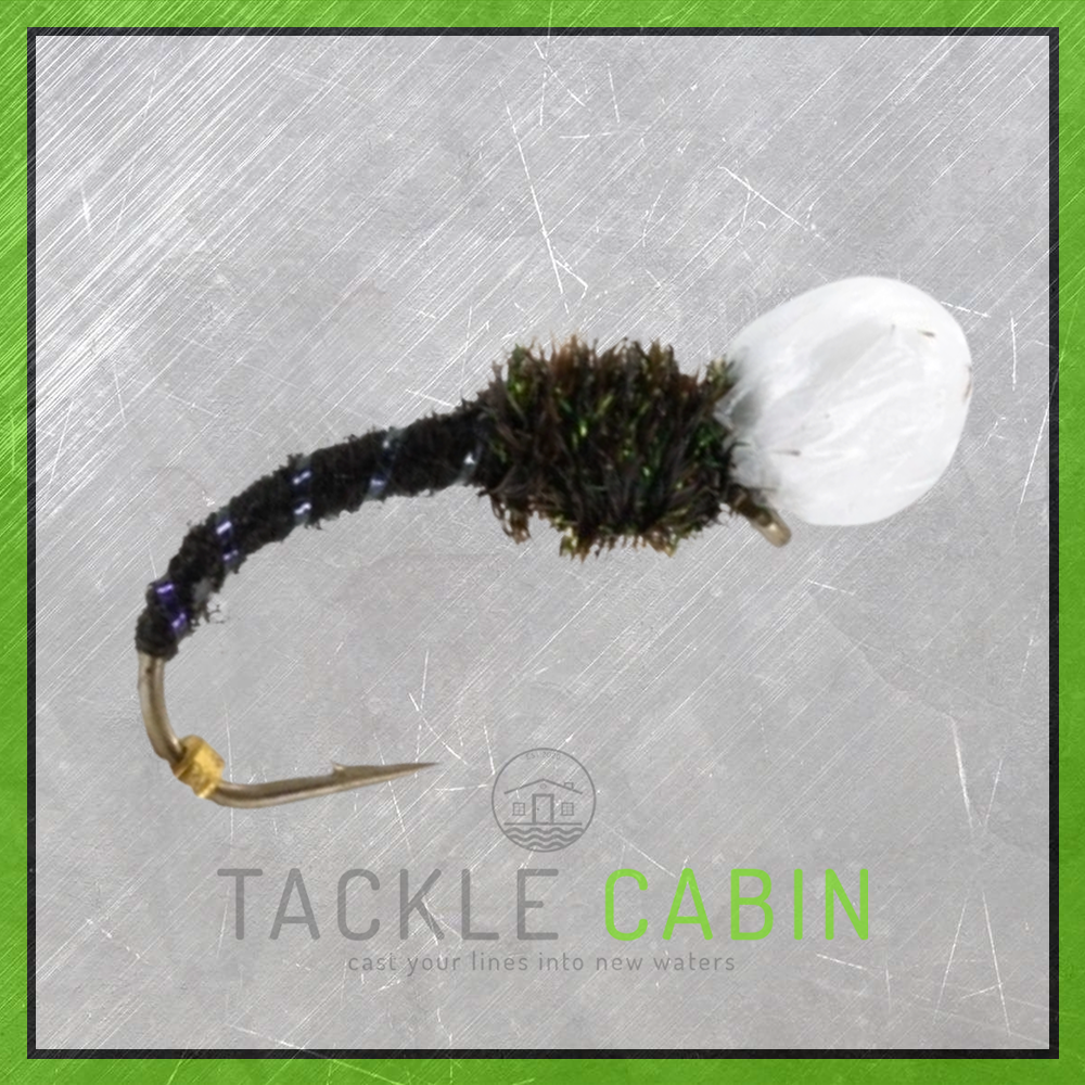 Holo Black Buzzers Taglia 14 - Set Da 6 Mosche Affondanti Per Pesca A Mosca Trota