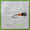 Barbless Tungsten Perdigon Flash - Orange Jig