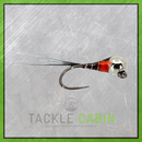 Barbless Tungsten Perdigon Hot Spot - Black Jig