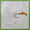 Barbless Tungsten Perdigon Hot Spot - Olive Jig
