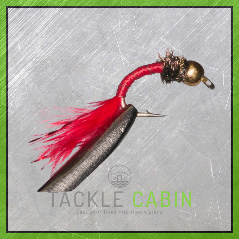 bloodworm fish hooks Beaded Bloodworm (GB)