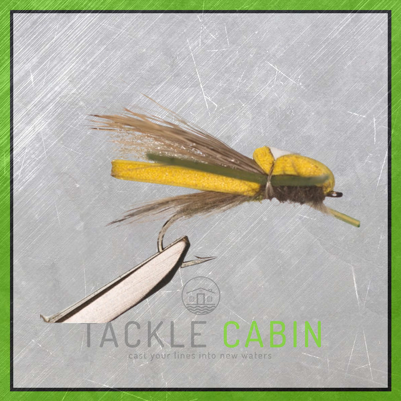 Foam Wing Hopper - Yellow