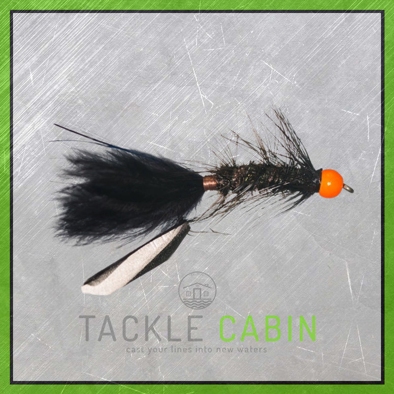 Tungsten Woolly Bugger - Black/Peacock (OTB)