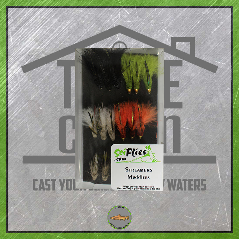 Muddlers Trout Fly Selection 15 Pc Pack
