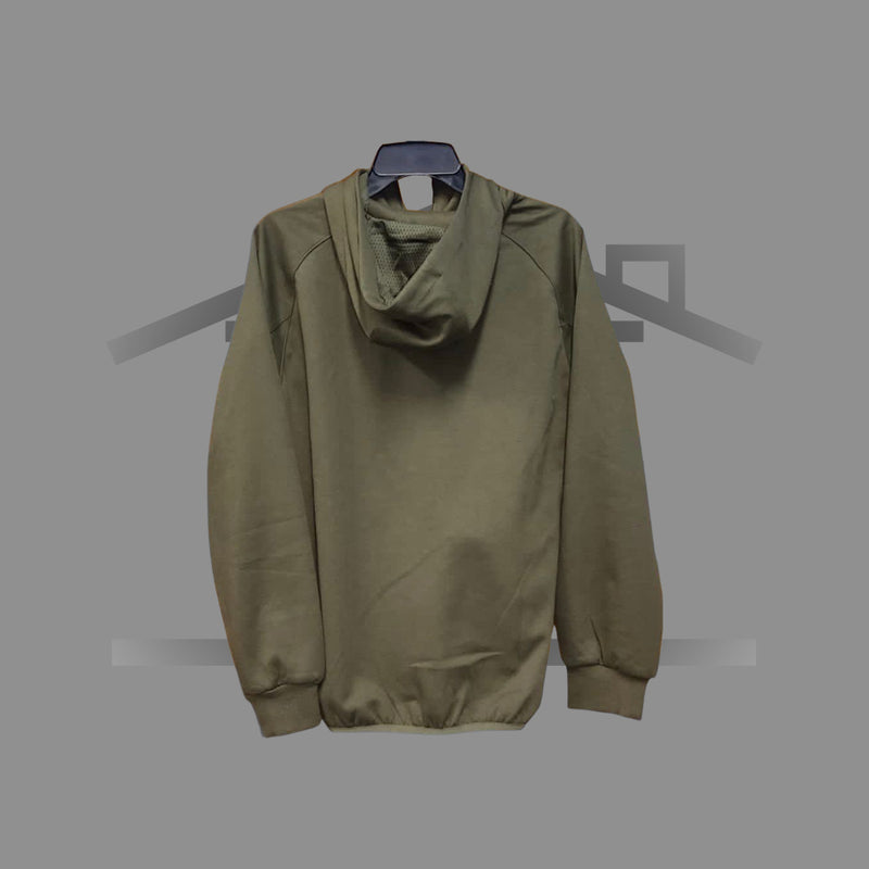 Olive Zipper Hoodie